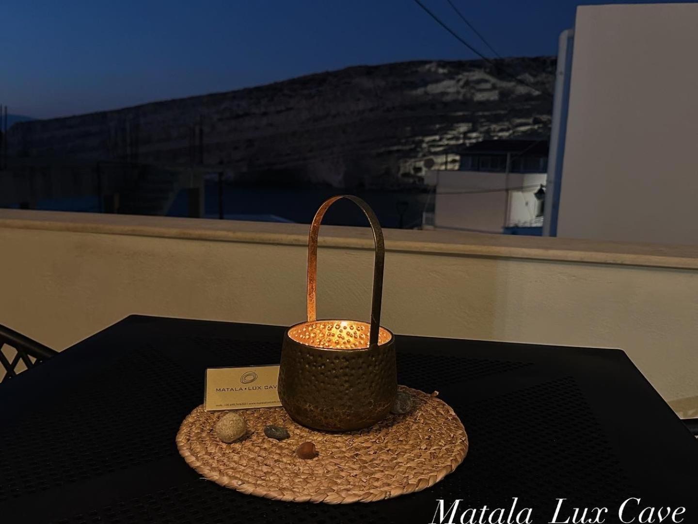 Matala * Lux Cave Villa Eksteriør bilde